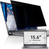IPROKKO Laptop Privacy Screen 15.6 Inch for Hp/Dell/Asus/Acer/Samsung/Lenovo/HUAWEI, Removable 16:9 Aspect Privacy Filter, Anti Glare Blue Light Laptop 15 in Black Spy Security Shield view 1