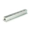 1/4" BSP Female 6 Way Solid Aluminum T-Shape Air Manifold Block Splitter view 1