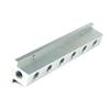 1/4" BSP Female 6 Way Solid Aluminum T-Shape Air Manifold Block Splitter view 4