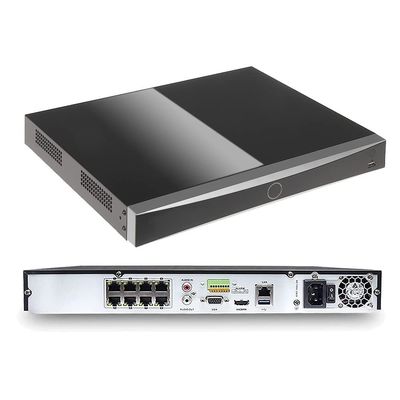 DS-7608NXI-I2/8P/S 8 Channel 4K Acusense NVR 8 POE Network Video Recorder, Human/Vehicle Detection, Facial Recognition, Compatible with Hik IP Cameras(International English Version No HDD)