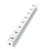 1/4" BSP Female 8 Way Solid Aluminum T-Shape Air Manifold Block Splitter view 2