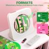 Portable CD Player for Home, ROADOM Desktop CD Players with Speakers, CD Player for Kids, Combo with Bluetooth/FM Radio/Stereo Sound/Remote Control/USB Drive/AUX/Timer/Repeat view 3