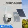 REOLINK 4G LTE Cellular Security Camera Outdoor, 5MP No WiFi, 360 Pan-Tilt Go PT Plus+Solar Panel+32GB SD Card, Wireless Solar Powered, 2K+ Color Night Vision, Smart AI Detection view 2