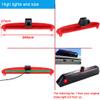 4.3 Inch LCD Mirror + 12 mm Lens Camera Light Brake Car Roof Rear Camera Replacement for IVECO Daily 6 Transporter from 2015-2017 Brake Light Transporter view 4