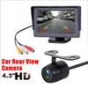 4.3" LCD Monitor Car Camera Rear View Backup Parking Reverse Kit Backup Camera Cars HD Night Vision view 4