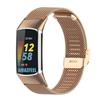 Abanen Stainless Steel Mesh Band for Fitbit Charge 6 / Charge 5, Quick Release Metal Adjustable Women and Men Wristband Strap Compatible with Fitbit Charge 5 (Rose Gold) view 2