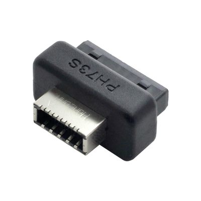 NFHK Overmold USB 3.1 Front Panel Socket Key-A Type-E to USB 3.0 20Pin Header Male Extension Adapter