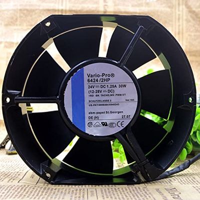 6424/2HP Fan 24V 1.25A 30W 172mm150mm51mm axial Flow DC Fan