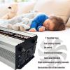DDHVVOH Power Inverter 12v to 110v,Dc to Ac Converter with 2 Ac Outlets,Led Display,1000w Pure Sine Wave Inverter for Car/Rv/Home,24V-6000W view 3
