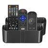 suptek Remote Control Holder Wall MountHole-Free TV Remote Holder for 3 or 4 Remotes, Black, Quantity 2S4B2 view 1