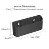 suptek Remote Control Holder Wall MountHole-Free TV Remote Holder for 3 or 4 Remotes, Black, Quantity 2S4B2 view 4