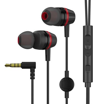 1Mii Wired Earbuds with Microphone & Volume Control, in-Ear Headphones Magnetic with Deep Bass, Noise Isolating, High Sound Quality Earphones with 3.5mm Jack for Phone, Android, PC, iPad, MP3(Black)