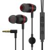 1Mii Wired Earbuds with Microphone & Volume Control, in-Ear Headphones Magnetic with Deep Bass, Noise Isolating, High Sound Quality Earphones with 3.5mm Jack for Phone, Android, PC, iPad, MP3(Black) view 1