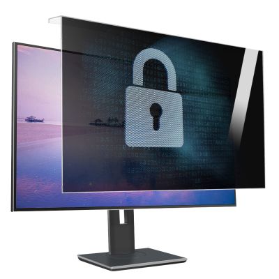 JCSKY 17-32 Inch Computer Monitor Privacy Screen Protector Screen Blue Light Blocking and Data Confidentiality Film, Hanging Anti-Spy Protector Panel,19in(425277mm)