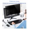 JCSKY 17-32 Inch Computer Monitor Privacy Screen Protector Screen Blue Light Blocking and Data Confidentiality Film, Hanging Anti-Spy Protector Panel,19in(425277mm) view 2