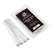 Metal Zip Ties 6 inch 304 Stainless Steel Locking Cable 250LB 150mm 100pcs Heavy Duty Exhaust Wrap Multi Purpose Binding for machinery, vehicles, farms, cables, pipes,Fence view 1