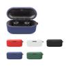2 Pack DAYJOY Soft Silicone Protective Case Cover Compatible with TOZO T10 Earphone, Protective Skin Sleeve with Carabiner for TOZO T10 (red+Green) view 4