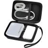 Case Compatible with TP-Link AC750 Wireless Portable Nano Travel Router. for Hotspot WiFi Devices Storage Carrying Box Holder for Power Adapter, Ethernet Cable and Other Accessories (Bag Only) view 1