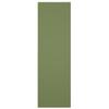 15"W x 73"H True Fit PVC Center Circle Arts & Crafts Fixed Mount Shutters, Moss Green (Per Pair - Hardware Not Included) view 4