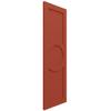 18"W x 76"H True Fit PVC Center Circle Arts & Crafts Fixed Mount Shutters, Colorful Leaves (Per Pair - Hardware Not Included) view 2