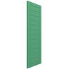 Ekena Millwork TFP001HF18X059LP True Fit PVC Horizontal Slat Framed Modern Style Fixed Mount Shutters, (Per Pair-Hardware Not Included), 18-in. W x 59-in. H, Lily Pads view 2
