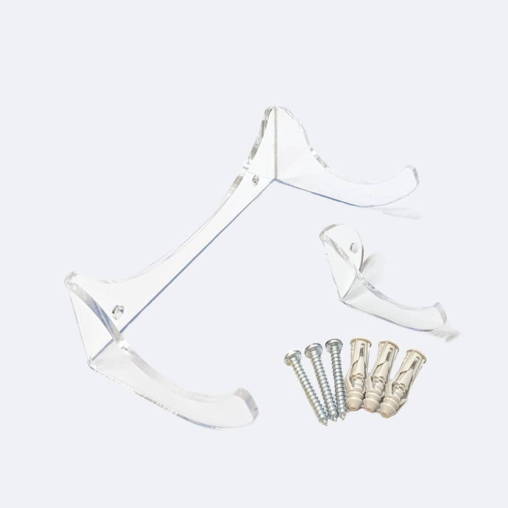 Best Clear Acrylic Low Profile Horizontal Wall Mount for a Single Lightsaber
