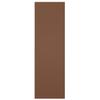 Ekena Millwork 18"W x 80"H True Fit PVC San Miguel Mission Style Fixed Mount Shutters, Burnt Toffee (Per Pair - Hardware Not Included) view 4