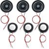 Weewooday 6 Pcs 2W 8 Ohm Small Speakers Metal Shell Round Internal Magnet Speaker Micro Internal for DVD, EVD, Mini Multimedia Loudspeaker view 1