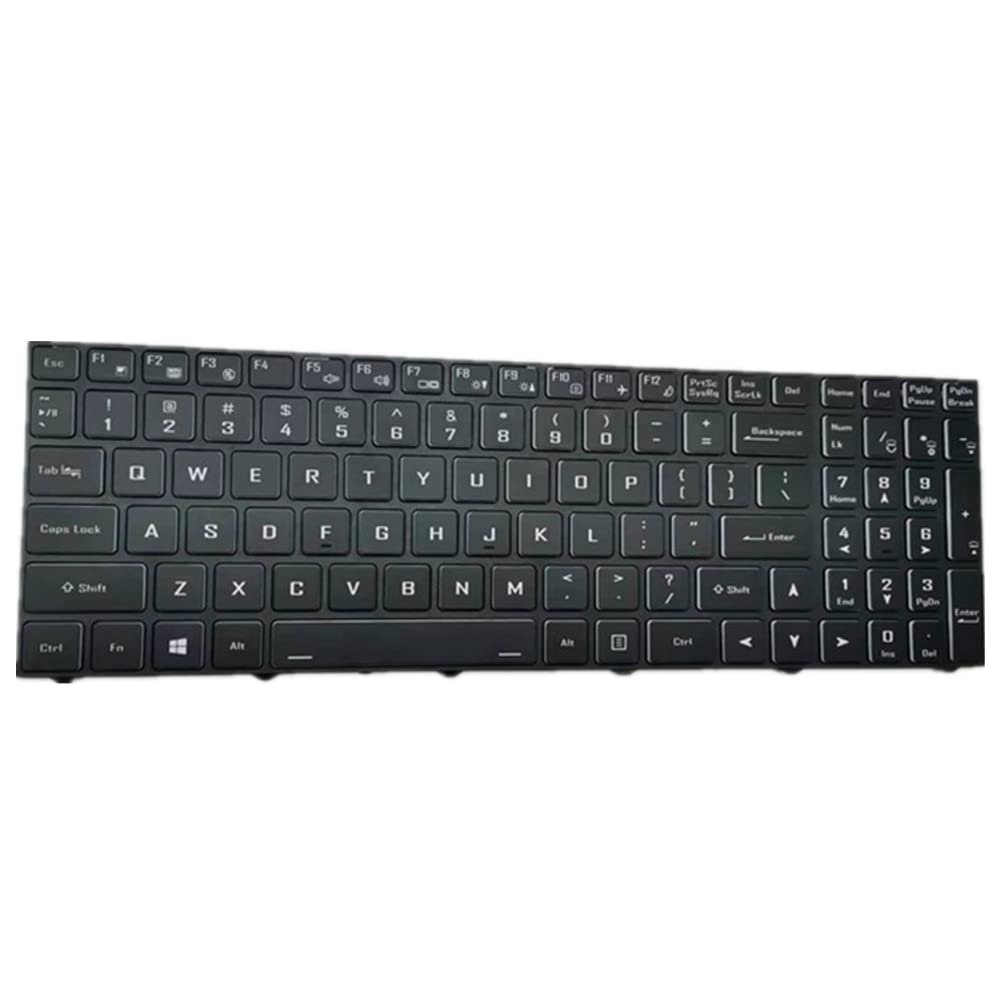 Replacement Laptop Keyboard for Clevo P17xEM P17xHM Black US United States Edition