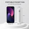 JISULIFE Handheld Fan with 4500 mAh Powerbank Max 46 Hours Runtime NECK FAN 4000 mAh view 2