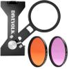 DIVEVOLK Expansion clamp for seatouch 4 max housing Including Red Filter/Purple Filter +Clamp+Conversion Ring view 1