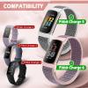 AVOD Sport Loop Nylon Watch Bands Compatible with Fitbit Charge 6/Charge 5 for Women Men, Adjustable Breathable Replacement Soft Nylon Loop Wristband for Fitbit Charge 6/Fitbit Charge 5 view 2