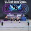 Bobtot Home Theater Systems Surround Sound Speakers,1200 Watts Peak view 2
