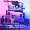 Bobtot Home Theater Systems Surround Sound Speakers,1200 Watts Peak view 3