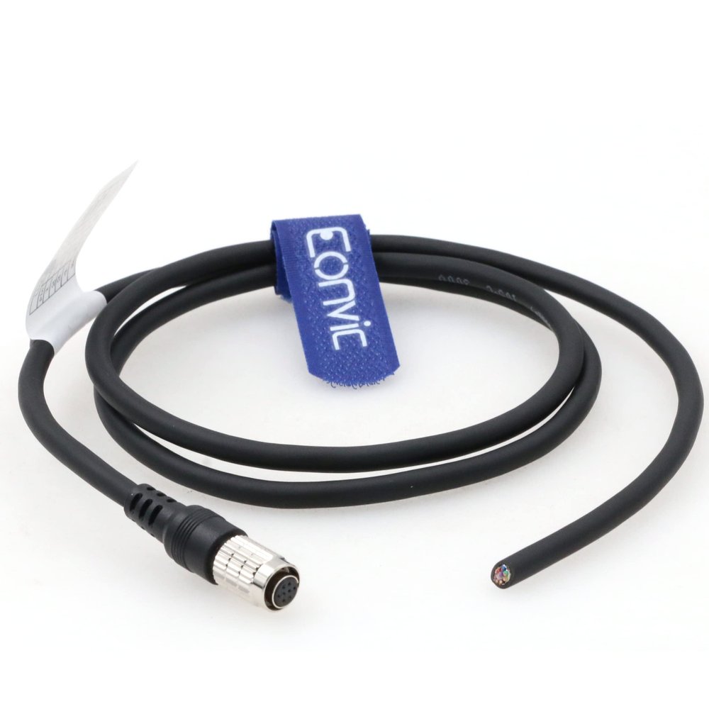 Eonvic I/O Power Cable for Allied Vision Guppy and Mako, Daheng, Imaging, Ccd Gige Industrial Camera Hirose 8 Pin Female HR25-7TP-8S to Open End (3M)