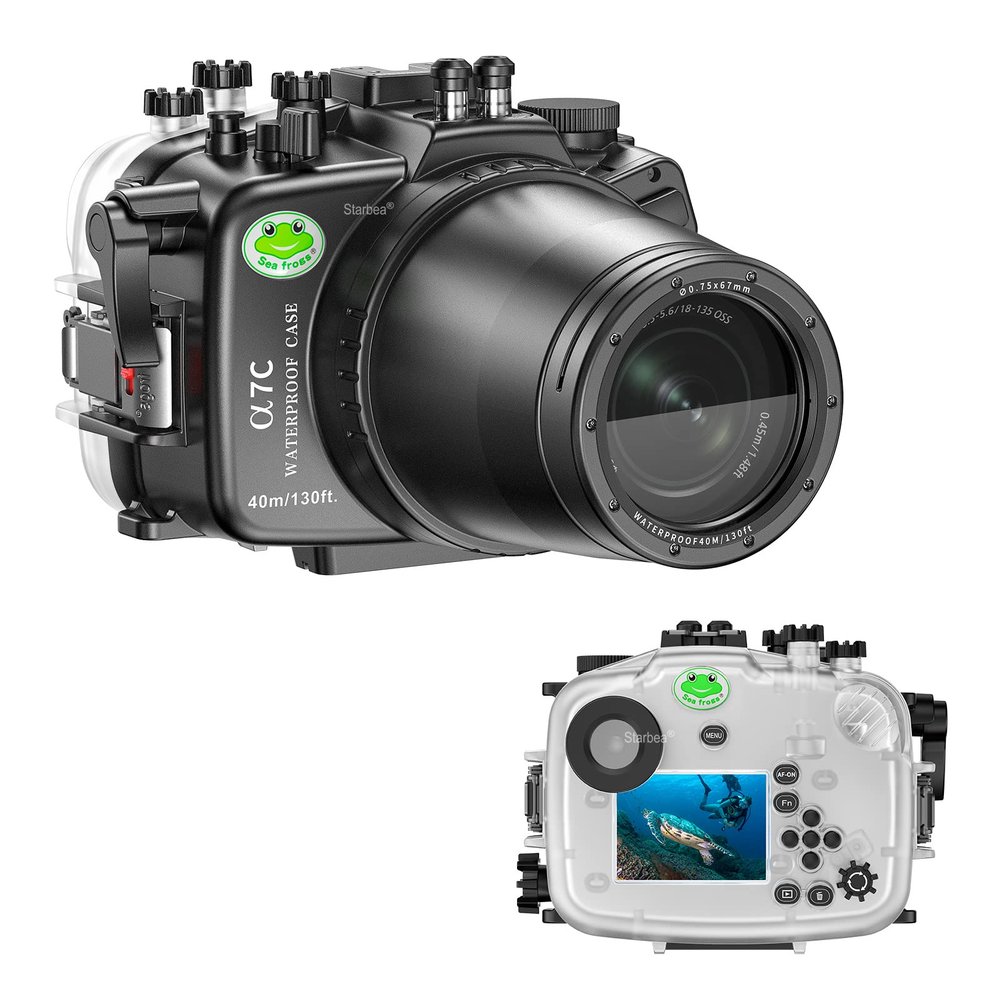 Seafrogs A7C 40M/130FT Waterproof Housing (A7C (90mm))