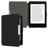 kwmobile Case Compatible with Amazon Kindle Paperwhite - Nylon Protective e-Reader Cover Folio Book Style Case - Black view 1