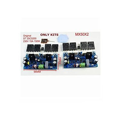 DIY Kits for MX50X2 Dual Amplifier Board 200W 8R Single-Ended Quasi-Complementary AMP ST 2SC5200