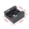 FocusFoto Cold Shoe Mount Adapter Bracket Base with 1/4"-20 Threaded Screw for Camera Cage Flash LED Video Light Field Monitor DSLR Rig view 2