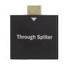 Shanrya Screen Splitter, HDMI Splitter 1 in 2 Out Audio Output Splitter Efficient Use Through Spliter Gold Plated Connectors for LCD, Up Conversion DVD Players, HDTV view 2
