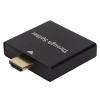 Shanrya Screen Splitter, HDMI Splitter 1 in 2 Out Audio Output Splitter Efficient Use Through Spliter Gold Plated Connectors for LCD, Up Conversion DVD Players, HDTV view 3
