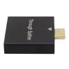 Shanrya Screen Splitter, HDMI Splitter 1 in 2 Out Audio Output Splitter Efficient Use Through Spliter Gold Plated Connectors for LCD, Up Conversion DVD Players, HDTV view 4