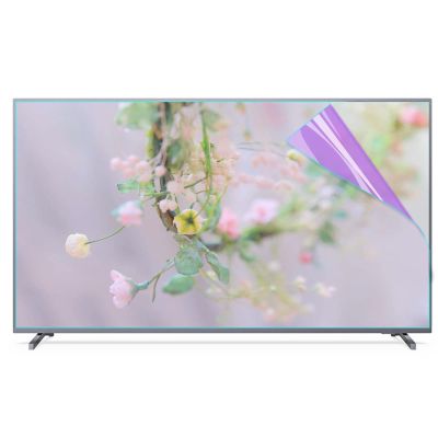 JCSKY Anti Blue Light TV Screen Protector for 32-75 Inch, Indoor & Outdoor Anti Glare TV Anti Blue Light Screen Frosted Film Anti-Reflection,32"(698392mm)