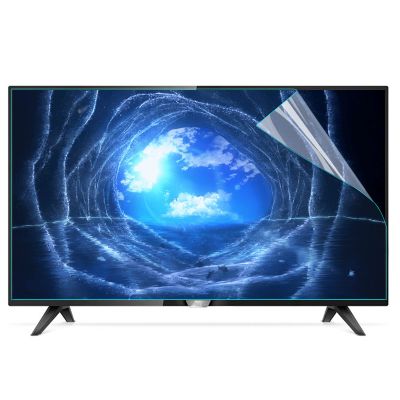 JCSKY Matte Anti Radiation TV Film for 32-75 Inch, Anti Glare Screen Protector Frosted Film Anti-Blue Light Film, 4-Sided Ring Glue, Make The Light Soft Relieve Eye Strain,50"(1101620mm)