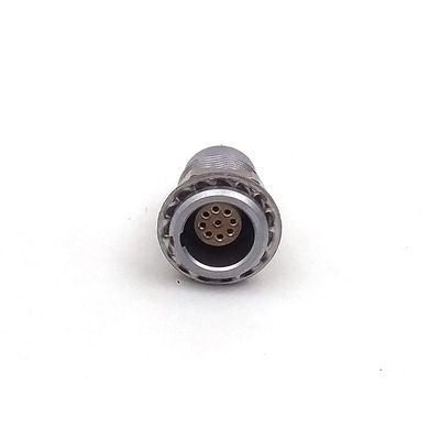0B Serials 9 pin Aviation Connector Socket, Egg.0B.309 Push-Pull Self-Lock Metal Plug Socket (Rear Nut Socket (Egg.0B.30-), 9 Pin)