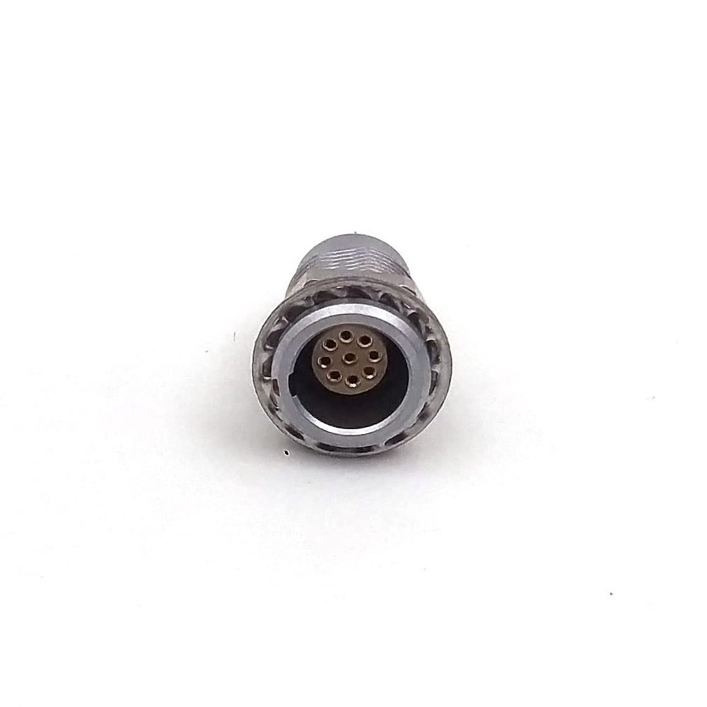 0B Serials 9 pin Aviation Connector Socket, Egg.0B.309 Push-Pull Self-Lock Metal Plug Socket (Rear Nut Socket (Egg.0B.30-), 9 Pin)