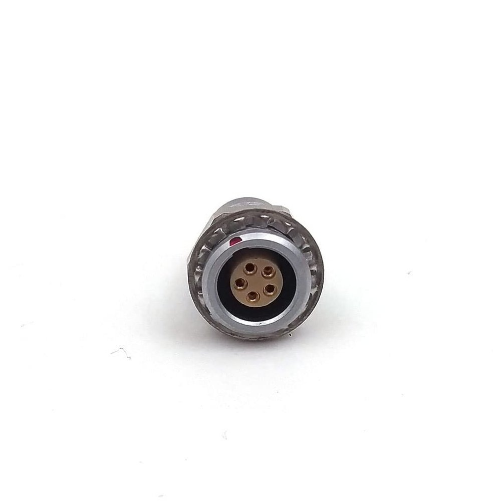 0B Serials 5 pin Aviation Connector Socket, Egg.0B.305 Push-Pull Self-Lock Metal Plug Socket (Rear Nut Socket (Egg.0B.30-), 5 Pin)
