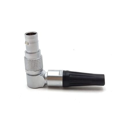 0B Serials 4 pin Push-Pull Self-Lock Metal Plug Connector, FGG.0B.304.CLAD52 4pin Plug for LBUS Motor Cable (Rotatable Elbow Plug (FHG.0B.30-), 4 Pin)
