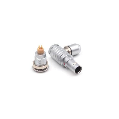 0B 2pin Aviation Connector, FHG.0B.302.CLAD52 Egg.0B.302 2 Wire Push-Pull Self-Lock Industrial Camera Medical Device Power Signal Plug Socket Set (FHG+Egg.0B.30-, 2 Pin)
