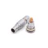 0B 3 Pins Aviation Connector Plug Socket Set, FGG.0B.303.CLAD & Egg.0B.303 3 Wire Push-Pull Self-Lock Industrial Camera Medical Device Power Signal Plug Socket (FGG+Egg.0B30-, 3 Pin) view 1
